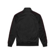 Giacca in pile slim fit con banda logata e zip - immagine 2