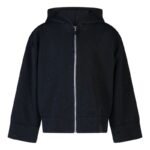 Felpa full zip con Strass