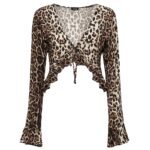 Crop Top manica lunga