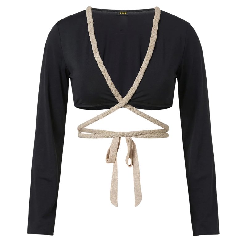Progetto senza titolo - 2026-07-02T185250.439 Crop Top manica lunga - immagine 1